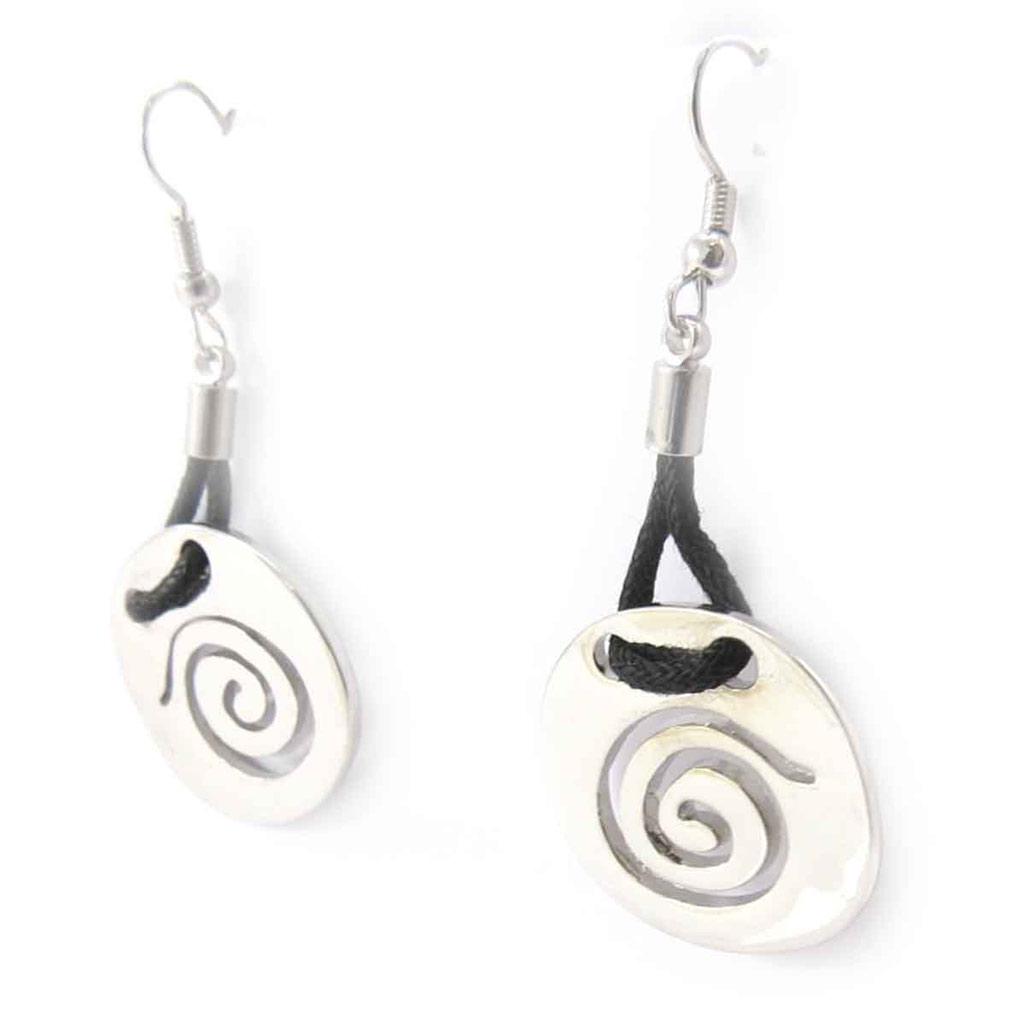 Les Trésors De Lily [J8470] - Boucles Créateur 'Kilimanjaro' argenté