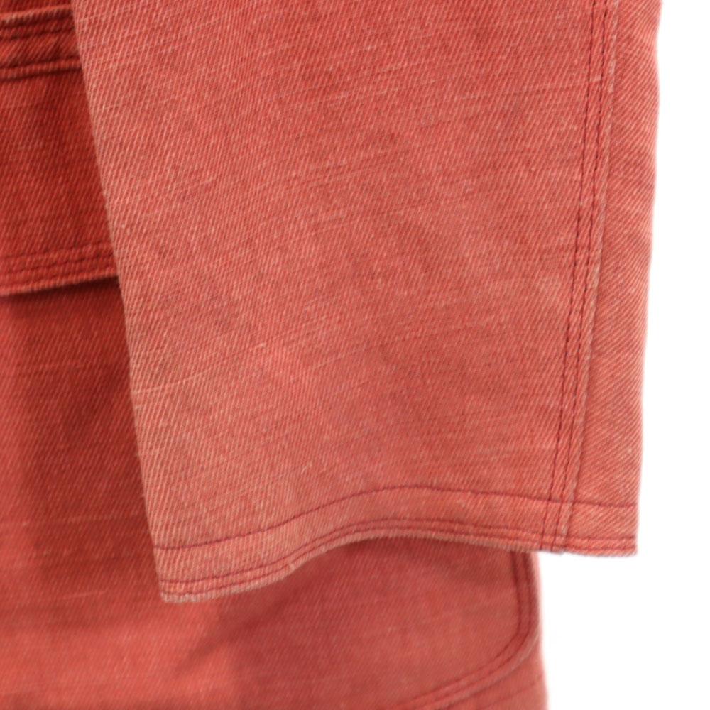 Herno Made in Italy Linen Blend double Jacket 48 Vermilion Men's Used