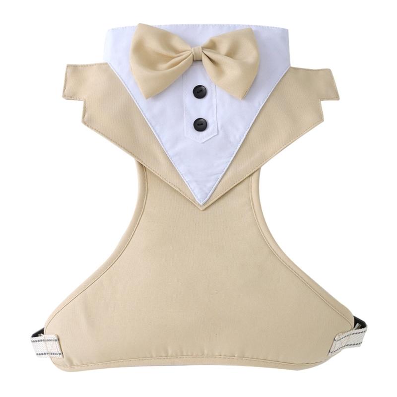 Large Dog Suit Harness No Pull Design for Small Dogs Easy Walk Tuxedo Puppies Vest Harness