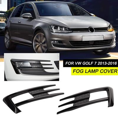 Pár predných mriežok hmlových svetiel pre VW Golf 7 MK7 GTI 2014 2015 2016 2017 Kryt spodného nárazníka hmlového svetla
