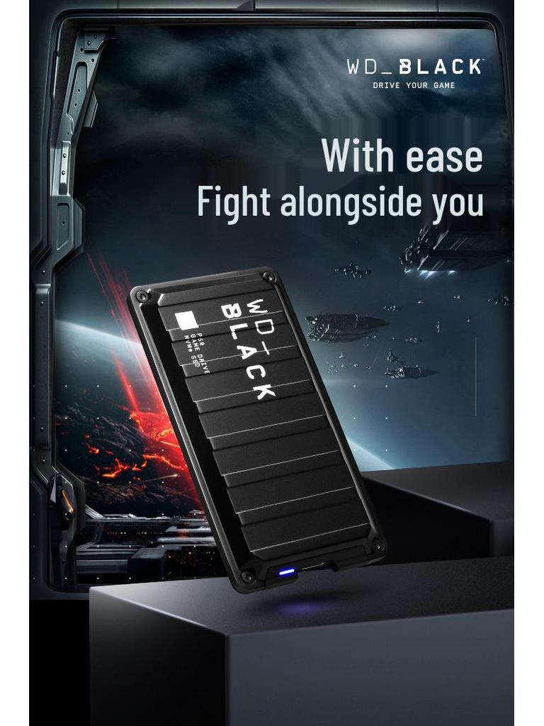 Western Digital BLACK P50 Portable SSD for PS4/XONE - Available in 500GB, 1TB, and 2TB.