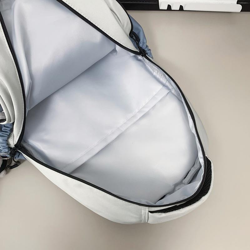 Студенческий школьный рюкзак с цветовыми блоками — фото 10