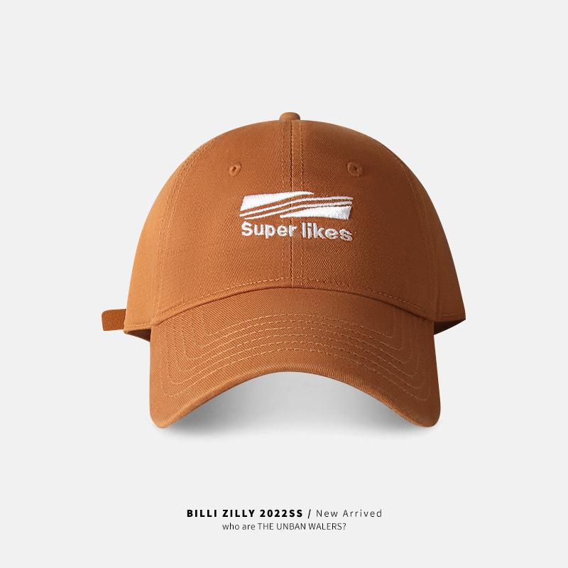 

Бейсболка с буквой для мужчин и женщин на осень и зиму. Маленькая/большая голова и шляпа с изогнутым козырьком. Корейский стиль, трендовая бейсболка. (55-59cm)