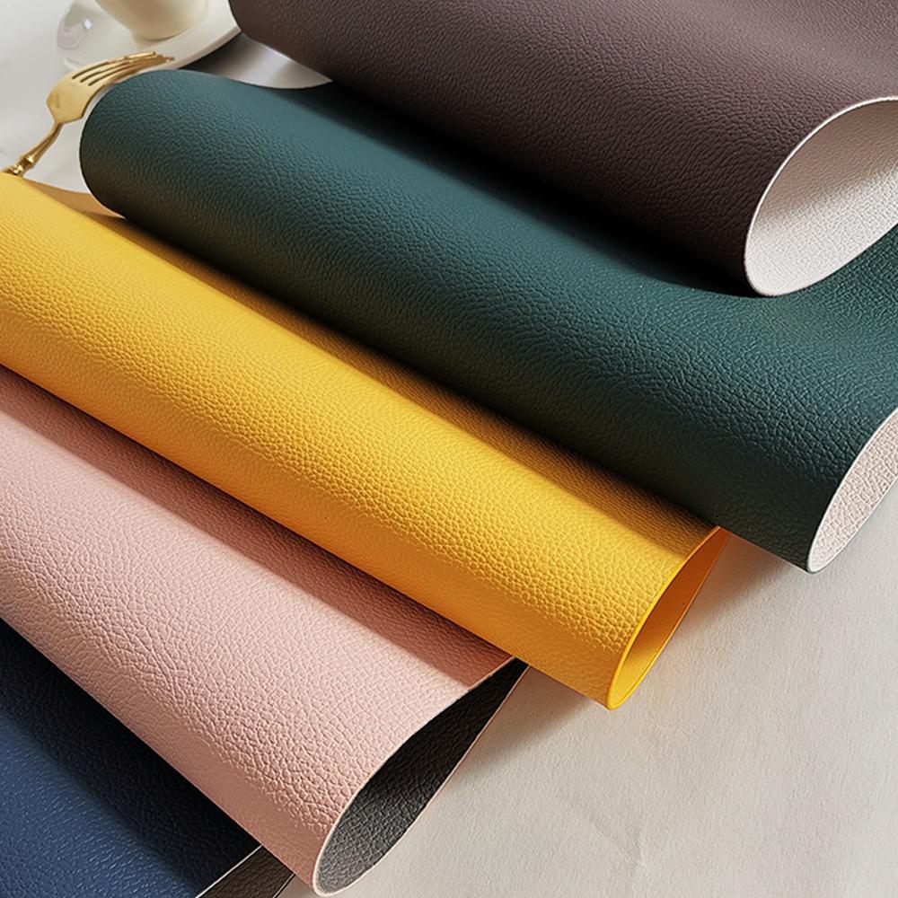 Tischset Leder Home doppelseitig rechteckig isoliert Tischset Restaurant Hotel Western Essen Matte wasserdichte Plcae Matte