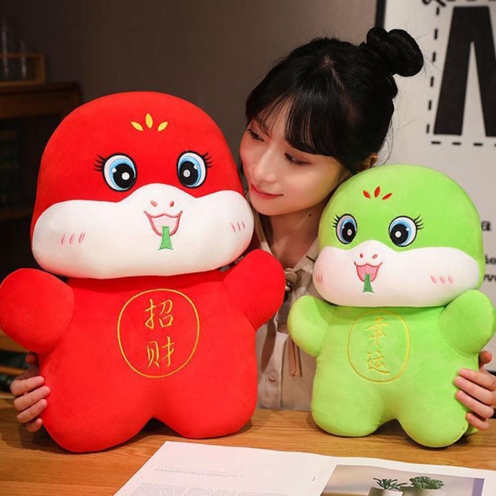 

Большие глаза Змея Год плюшевая игрушка Бог богатства Счастливая змея кукла плюшевые игрушки Подарки на день рождения