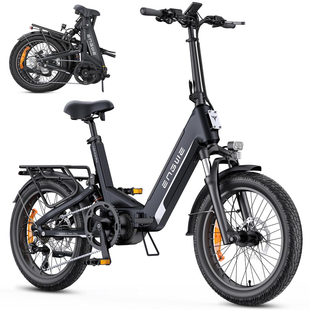 ENGWE L20 3.0 Pro Electric Bike 250W 48V 15Ah High Capacity Battery Full Suspension Fat Tires Hydraulic Disc Brakes 140 Km Long Range