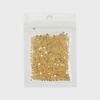 1000-Pack Gold & Silver Flat-Bottomed Steel Beads: Japanese Mini DIY Nail Art Rivets