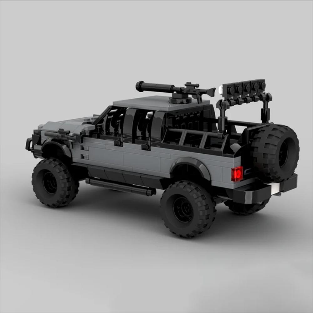 New F-150 Pickup Apocalypse Edition Speed Champion Classic Racing Children's Toy Christmas Gift Technology Building Blocks
