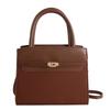 Bolsos de mujer extranjeros, elegantes y sencillos, portátiles, bandoleras cruzadas casuales de gran capacidad, versátiles, bolsos de empalme de contraste de color de alta gama