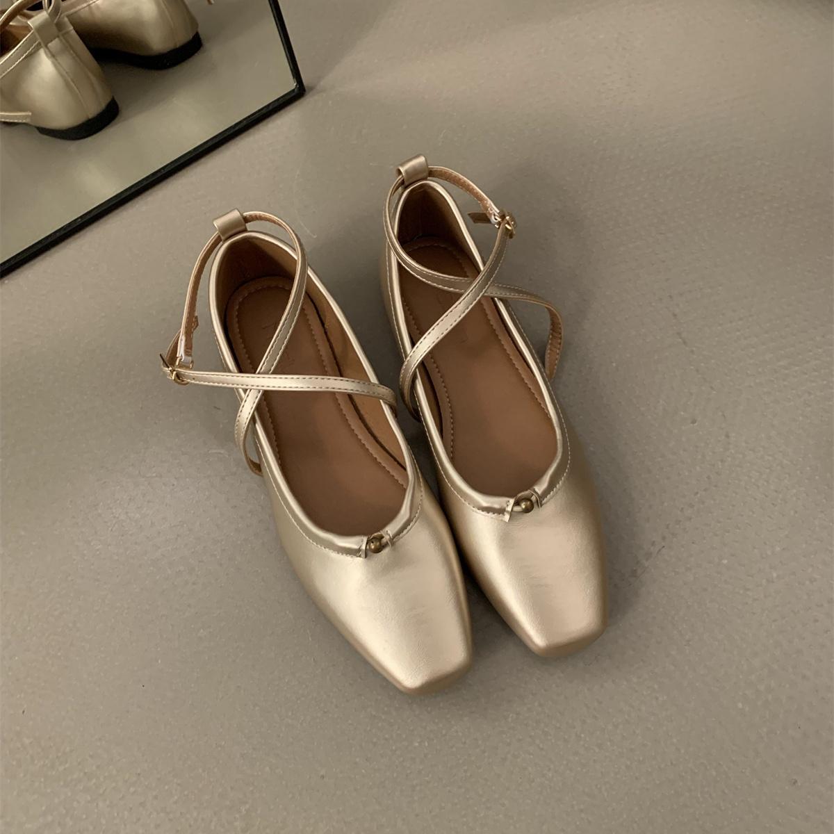 

Мода Bailamos Женские Повседневные Балетки Балетки Мелкий Круглый Носок Балетки Удобные Мягкие Туфли-лодочки Лоферы Женские Слипоны Боковые 39 золотой