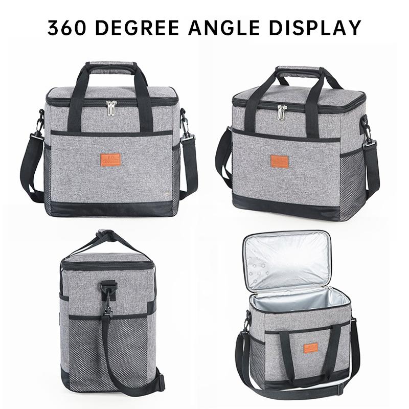 15L/25L outdoor picnic portable handheld insulation bag,Oxford cloth waterproof freezing bag,camping refrigeration bag,lunch bag