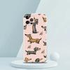 15 14 13 12 Mini 11 Pro Max XS X XR 7 8 Plus Clear Shockproof Silicone TPU Case for iPhone with Dachshund Sausage Dog Design