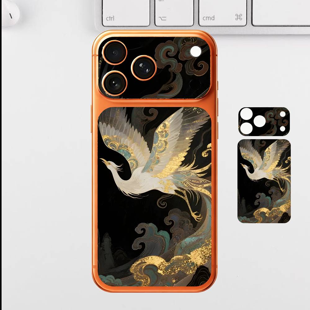 Апсара в стиле Дуньхуана Декоративная защитная наклейка на заднюю панель для iPhone 17 Pro Max iPhone17promax