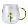 Handmade Glass Cup Animal Plant Shape Transparent Water Cup Cute Coffee Milk Drink Cup