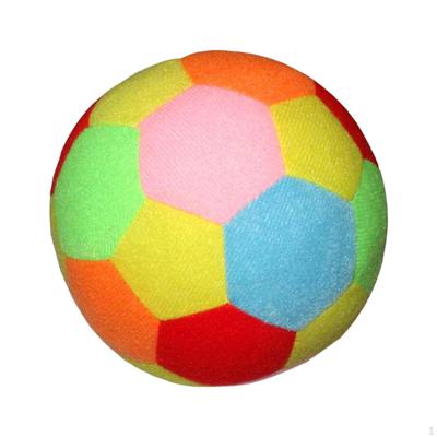 Soft Colorful Soccer Ball, Outdoor Exercise Toy Stuffed Ball Sport Plush Party