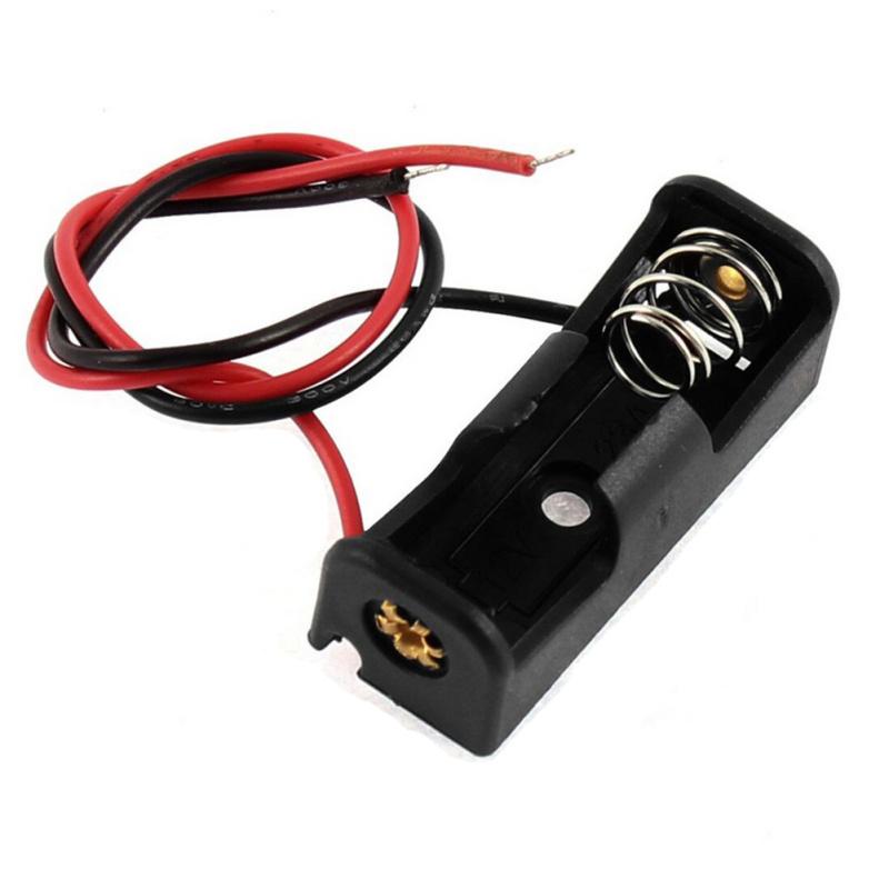 Portable 23a/a23 Battery  (12v)  Clip  Holder  Box Case With Cord High-quality Plastic Bracket Clip