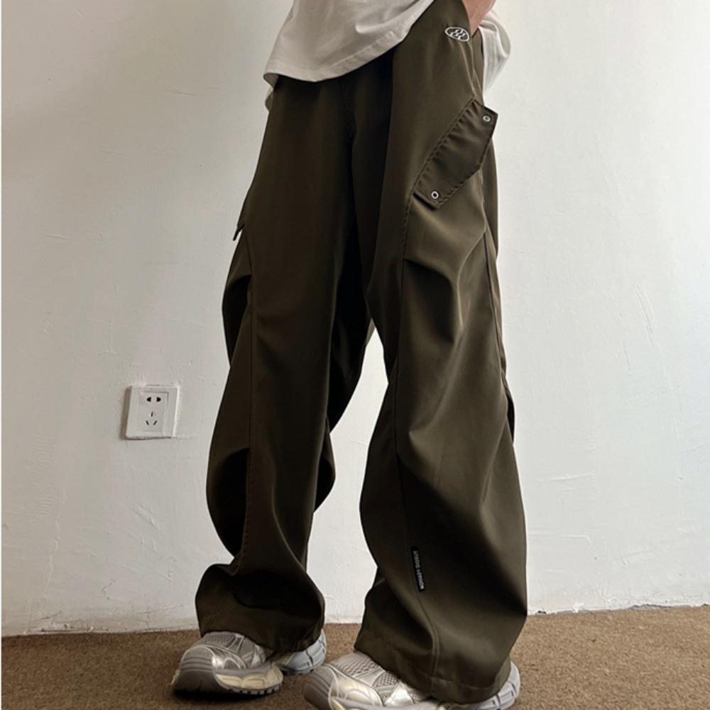 American Style High Street Workman Hose für Herren Sommer 2025 Neu Trendy Weites Bein Lockerer Schnitt Vintage Gerades Bein Freizeithose