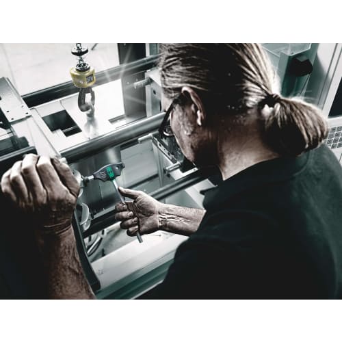 WERA 7-Piece T-Hex Wrench Set with Metal Rack, 023453