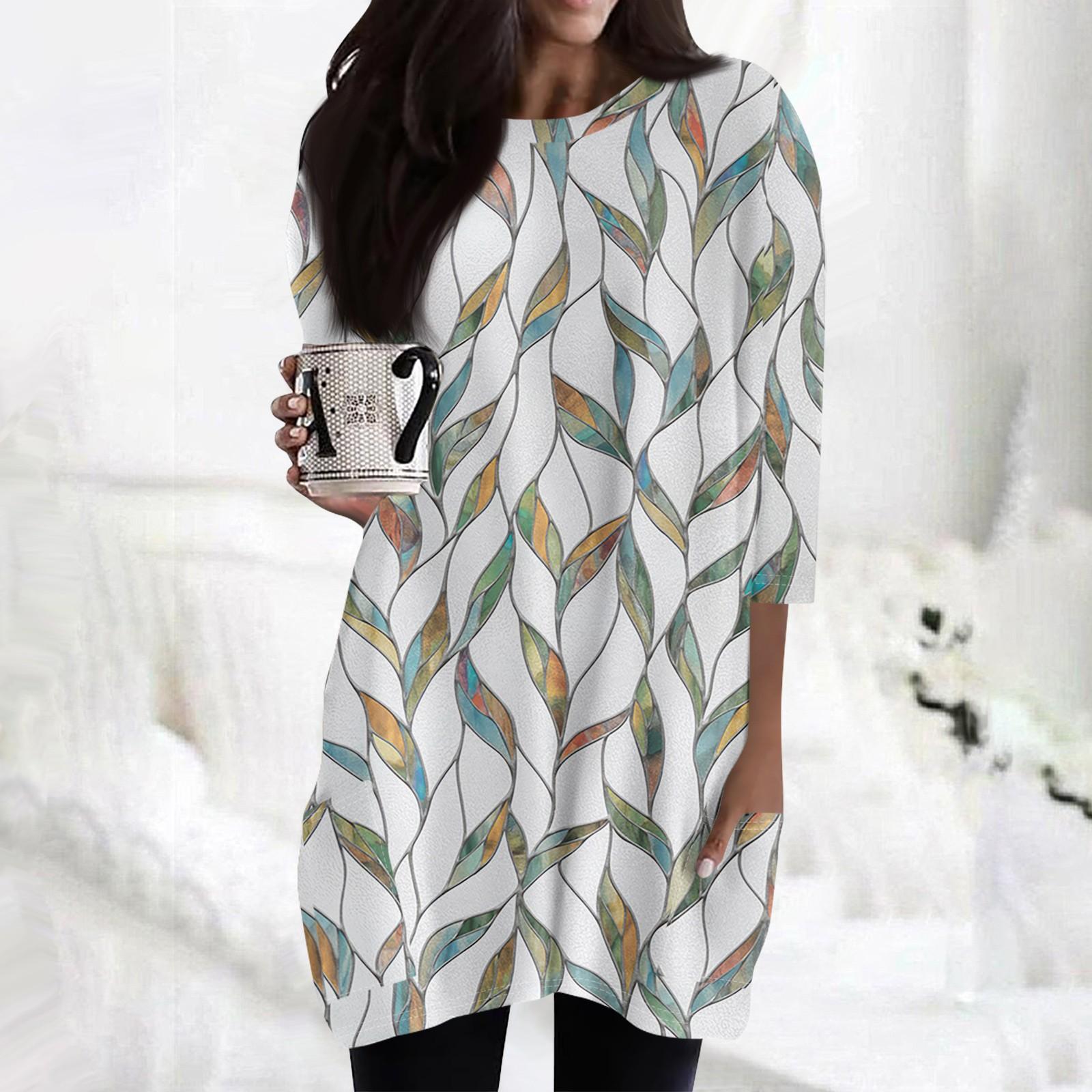 Женские повседневные рубашки с рукавами 3/4 — фото 9