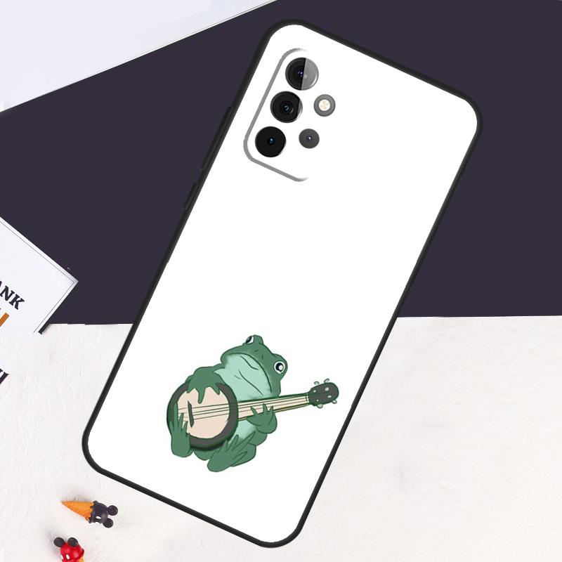 Cartoon Frogs Case For Samsung Galaxy A22 A16 A33 A36 A56 A26 A15 A55 A53 A35 A32 A52 A54 A34 A14 A05 A06