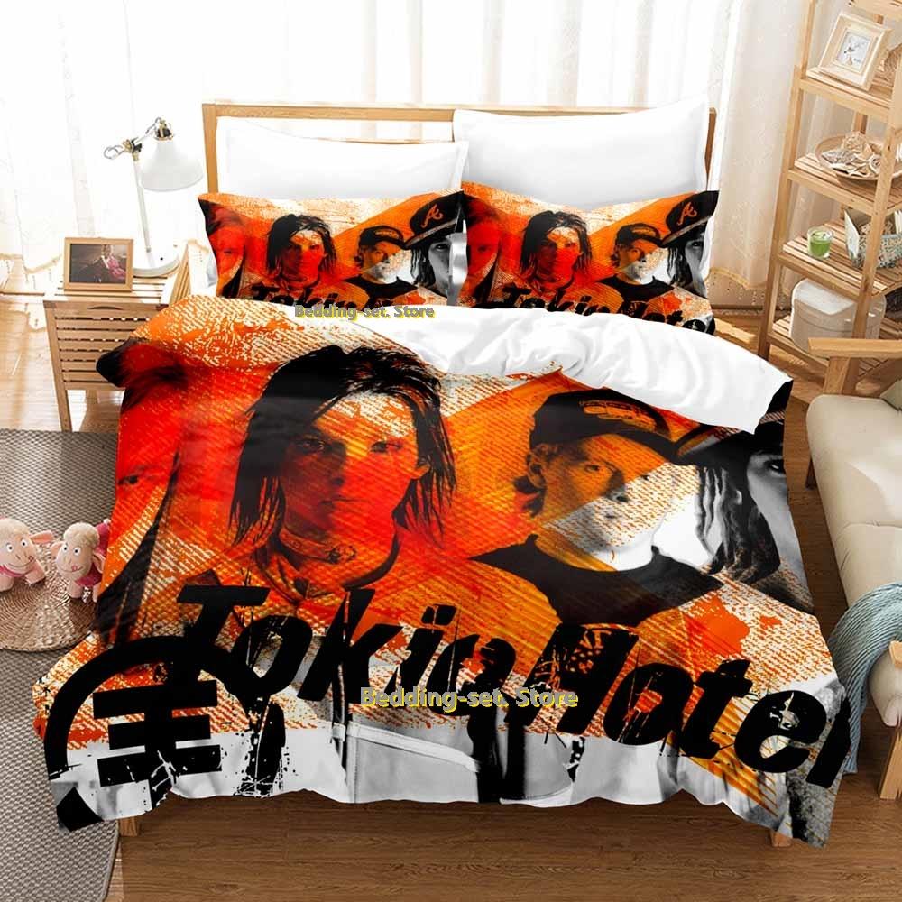 Comforter Tokio Hotel Bedding Set Single Twin Full Queen King Size Bed Set Adult Kid Bedroom Duvet Sets 3D Print Anime Bed