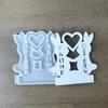 Easter Theme Candle Holder Molds with Base for Making Easter Decorations Candle Holder Tealight Holder