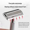 All-Metal Men's Double-Sided Manual Razor with Stand