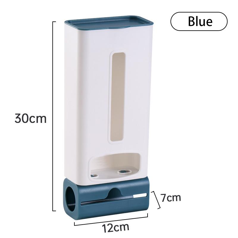 Punch-Free Garbage Bag Storage Box Put Collector Wall-Mounted Kitchen Convenient Bag Removable Sorting Box