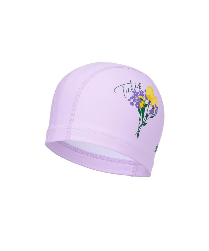 Lenomasuyeongbog Supplies Adult Tulip Pu Swim Cap Lavender Ro-Rc2E015-Lv