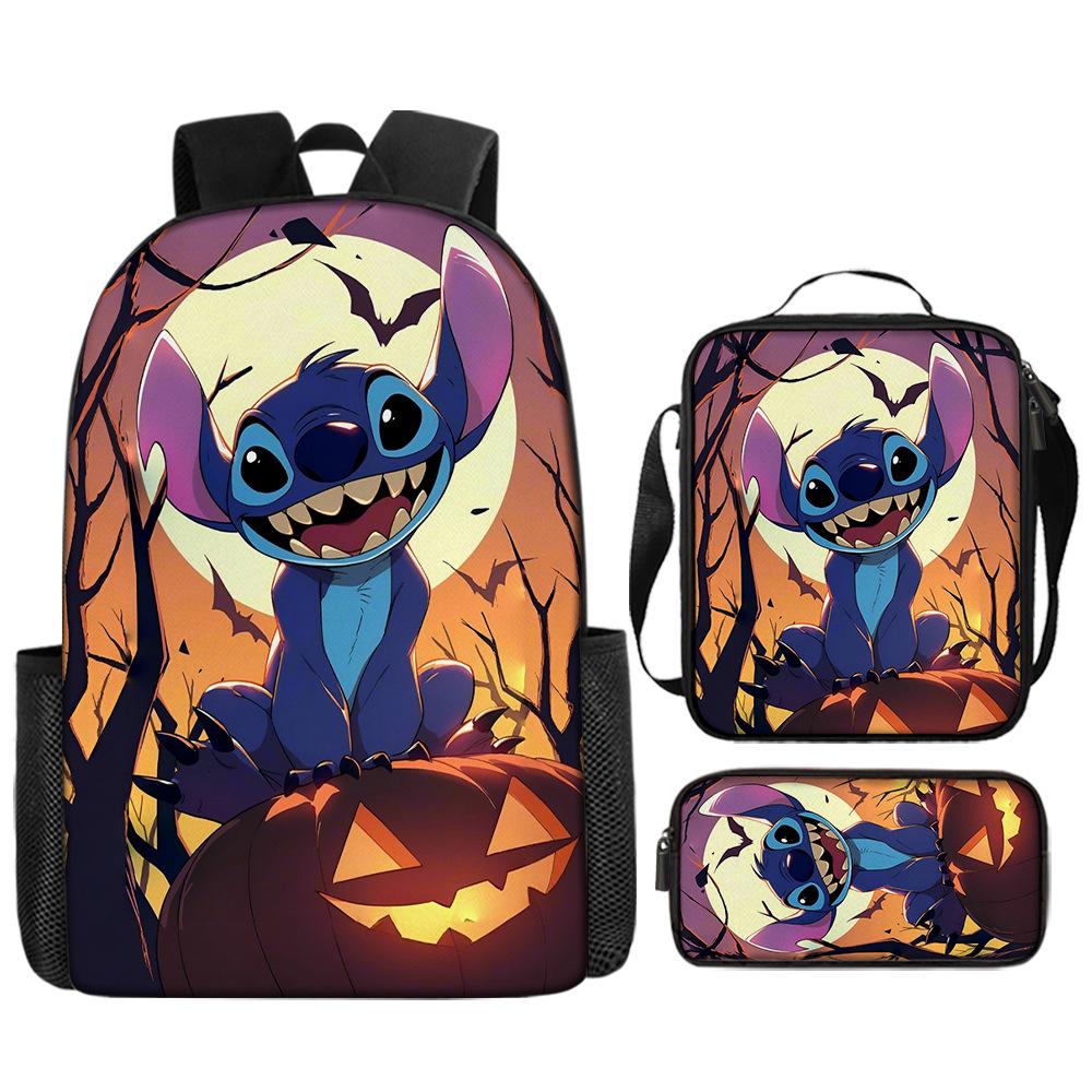 

Halloween Backpack Girls Girls Elementary School Students Level 3 Or 4 Large Capacity Cute Cartoon Burden Reduction School Bag Ship according to picture