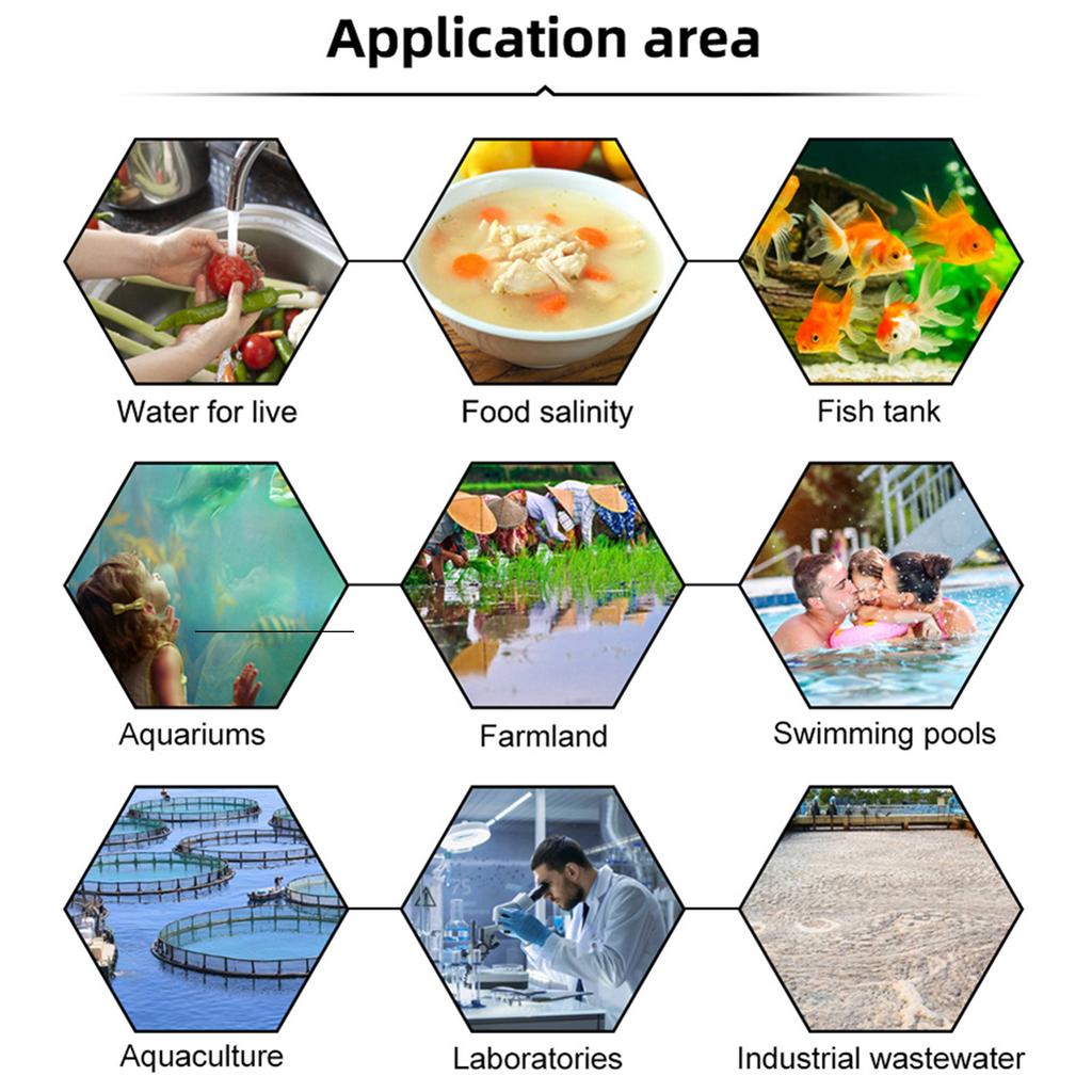 Digital pH Meter Waterproof Water Quality Tester ATC 0-14 pH Measurement Range for Drinking Swimming Pool Hydroponic Aquarium