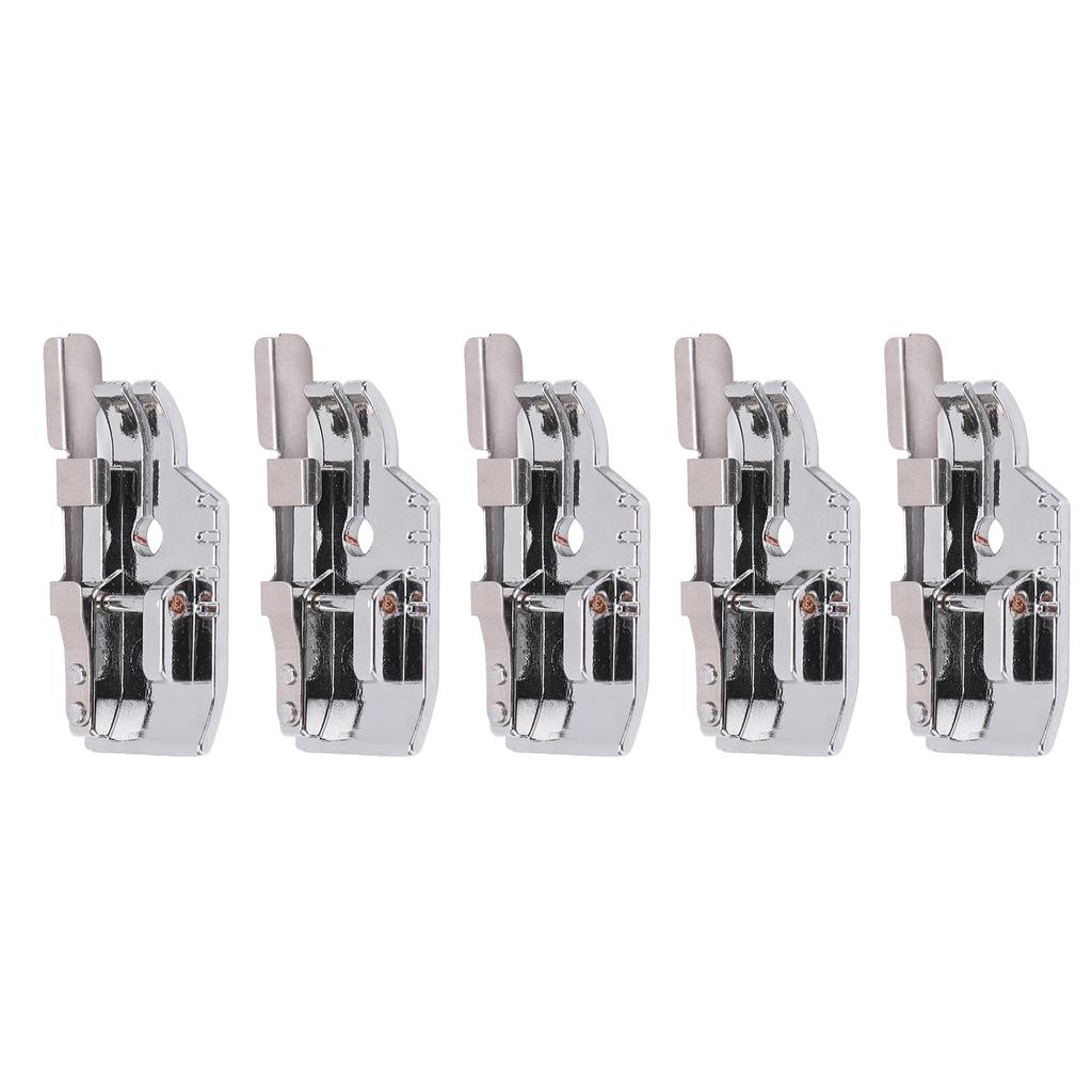 5 Pcs Quilting Presser Foot Stainless Steel Straight Stitch Process Strong Lightweight Sewing Machine Presser Foot