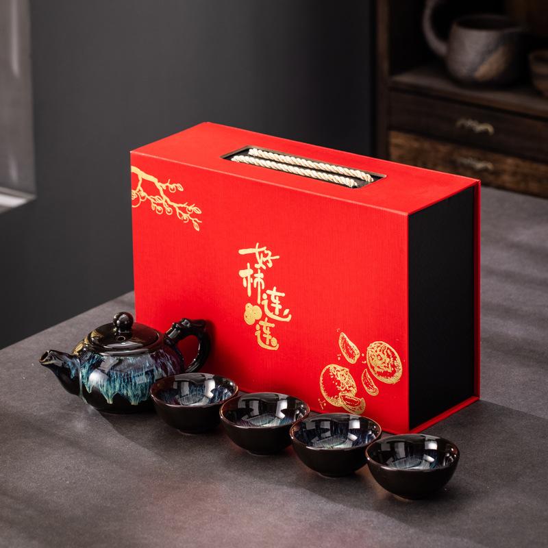 

Merchandise, good things, souvenir, business banking, company activities, gifts, sand gold tea set