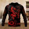 Tattoo Dragon Sweatshirts Spring and Autumn 3D Print Men Hooded Hoodies Long Sleeve Unisex Streetwear Casual Sweatshirts for Men