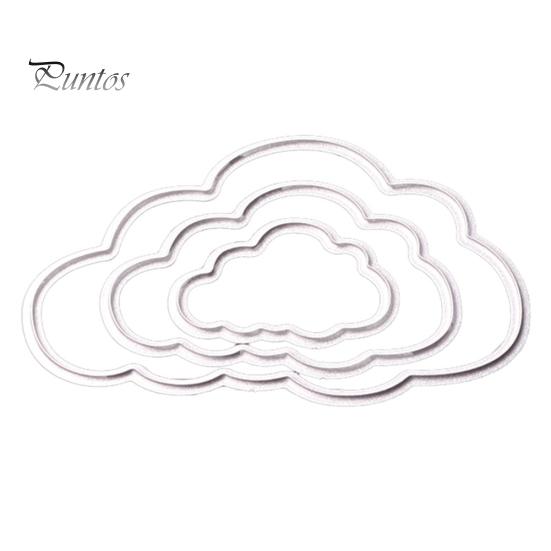 

Облако металлический трафарет DIY записки бумажная карта изготовление украшения трафарет плесень серебряный