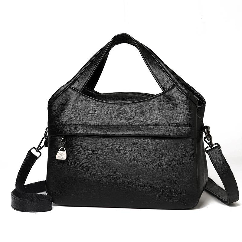 Borsa a Spalla Singola, Borsa a Tracolla Patchwork, Borsa a Mano Casual di Grande Capacità, Borsa da Portare a Spalla