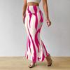 Women's Zebra Print High Waist Bodycon Fishtail Midi Skirt - European & American Fashion 2025