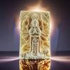 Imitation Ivory Thousand Handed Guanyin Pendant Decorative Statues Lucky Health Chinese Characteristic Gift