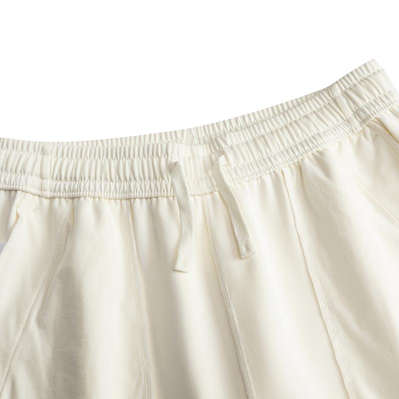 Anta Skate 2026 Skateboarding Lifestyle Series Trendy Casual Warm Slim Fit Straight Leg Knitted Sports Long Pants Women bottoms Ivory 162618306-1