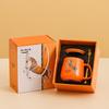 Tuoqiao Cartoon Little Bear Thermostatic Mug Set