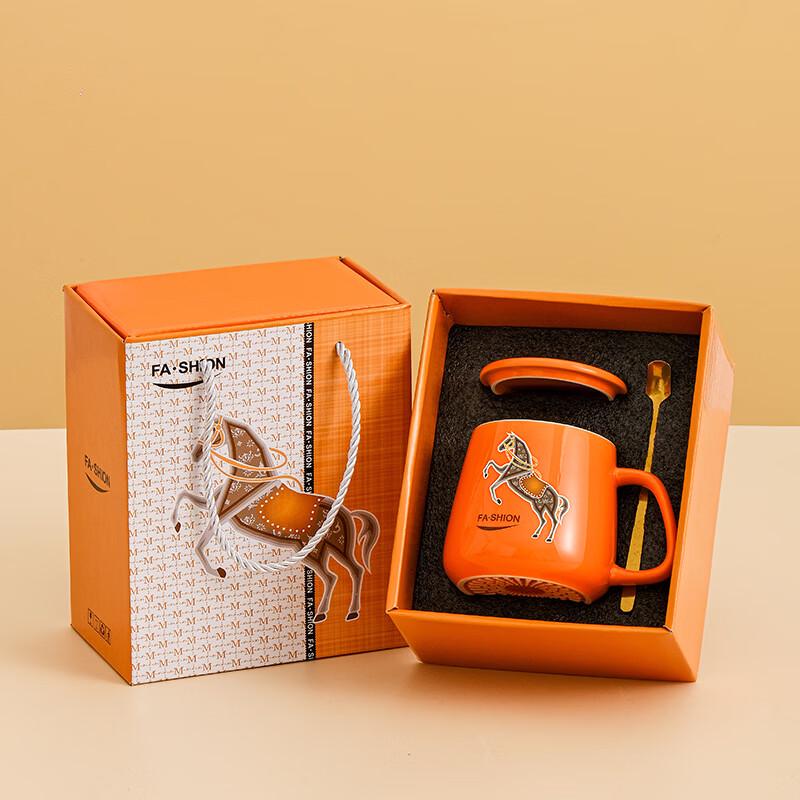 Tuoqiao Cartoon Little Bear Thermostatic Mug Set