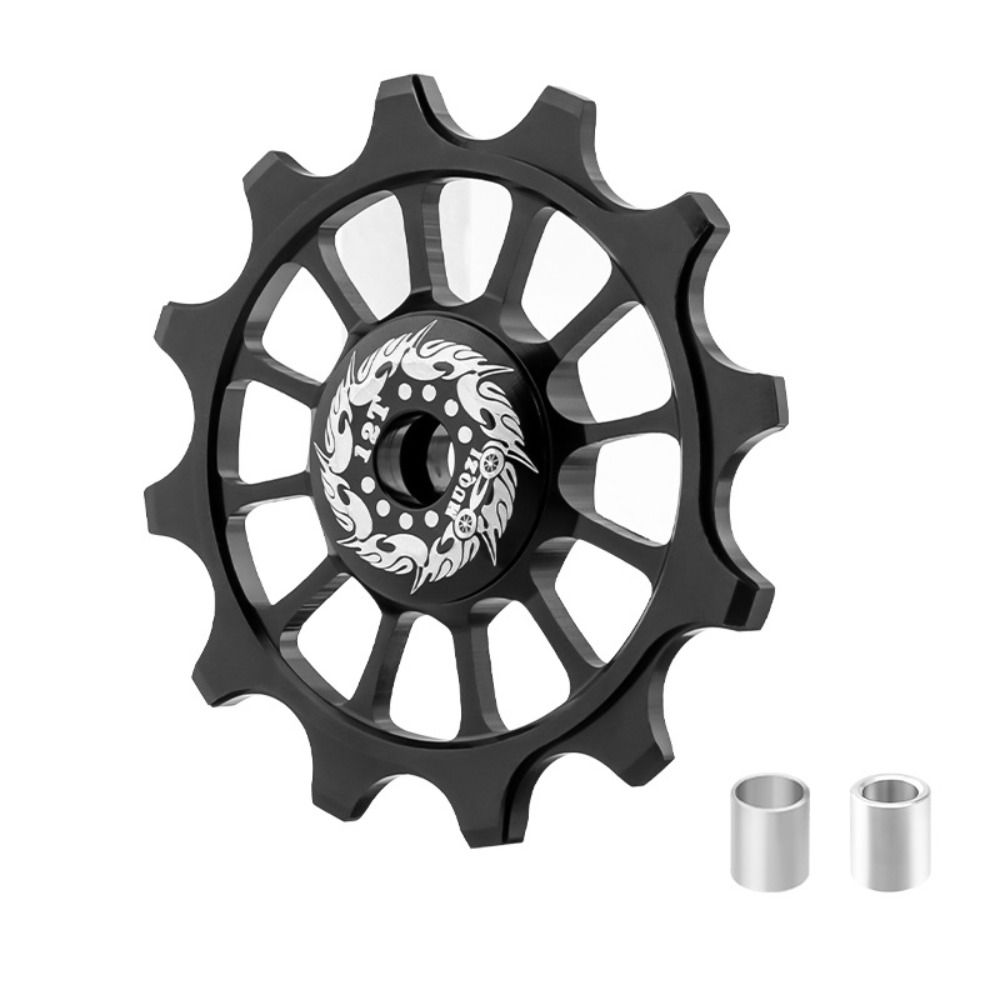 12T Bicycle Rear Derailleur Bearing Aluminum Zinc Zinc Alloy Bicycle Steel Pulley Bearing  Transmission Parts