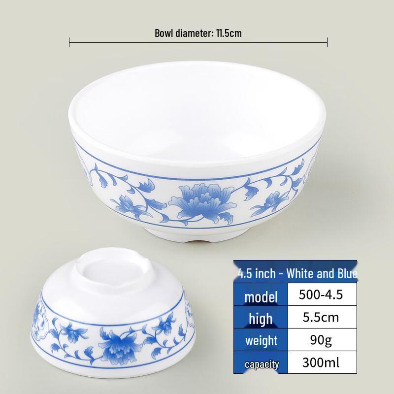 Melamine Rice & Soup Bowl