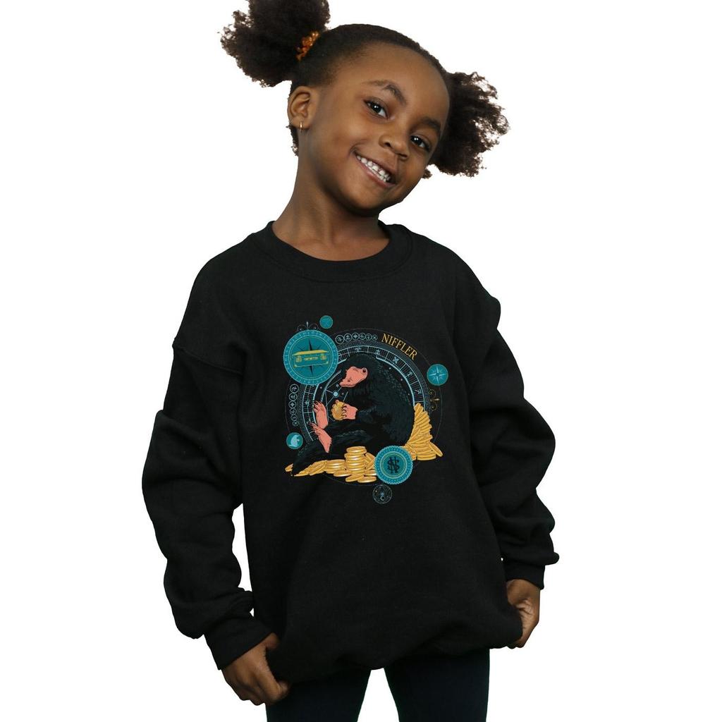 Fantastic Beasts Girls Sitting Niffler Sweatshirt