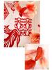 Double Happiness Wedding Room Decor Set: Non-Woven Fabric Papercut for Bride and Groom's Bedroom or Hotel.
