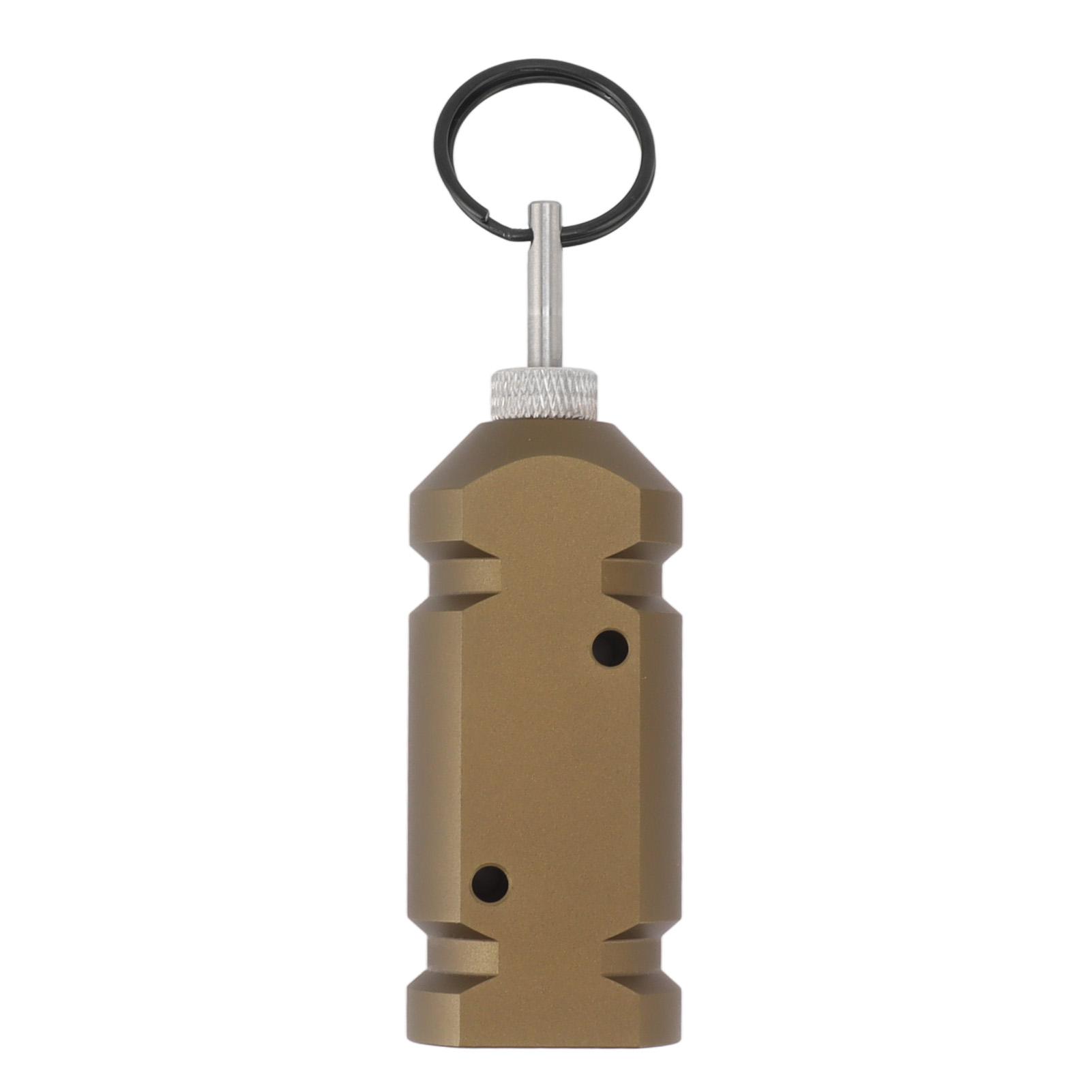 Perimeter Trip Alarm Aluminum Alloy Camp Safe Perimeter Trip Wire Alarm for Outdoor Use Olive Green