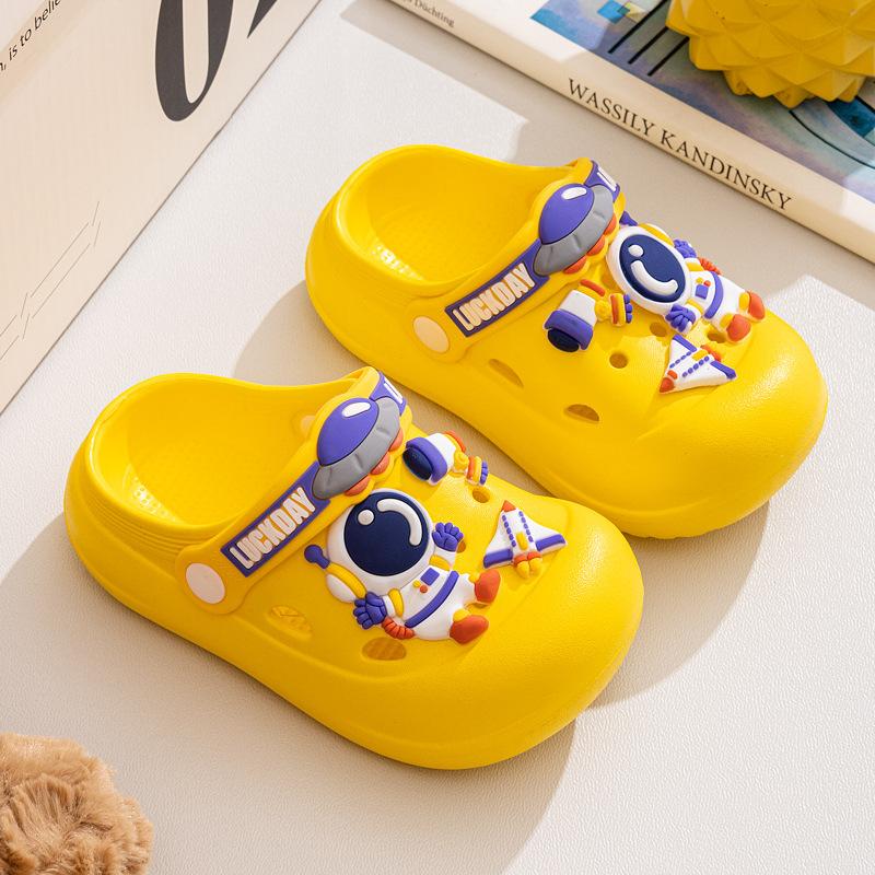 

Slip-resistant Toddler Slippers - Non-slip Home Use Soft-soled Girls Shoes 24-25 жёлтый