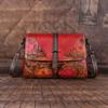 Vintage Design Dámské Kabelky Pravá Kůže Tašky přes Rameno pro Dámy Módní Crossbody Kabelka Peněženka GZW