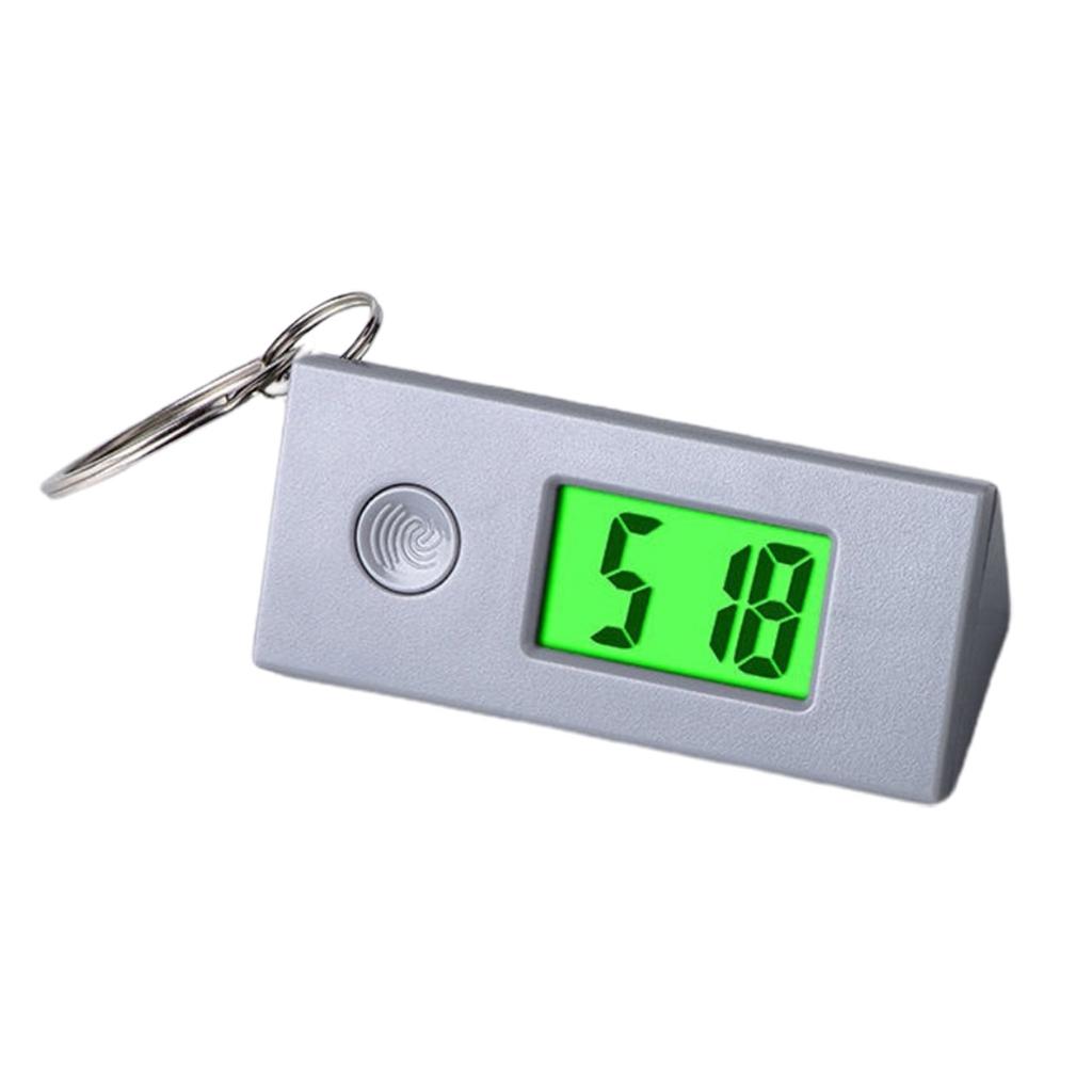 Compact Keychain Electronic Watch Miniature Night Glow Electronic Watch Keychain Great for Exams Work & Outdoor Sports