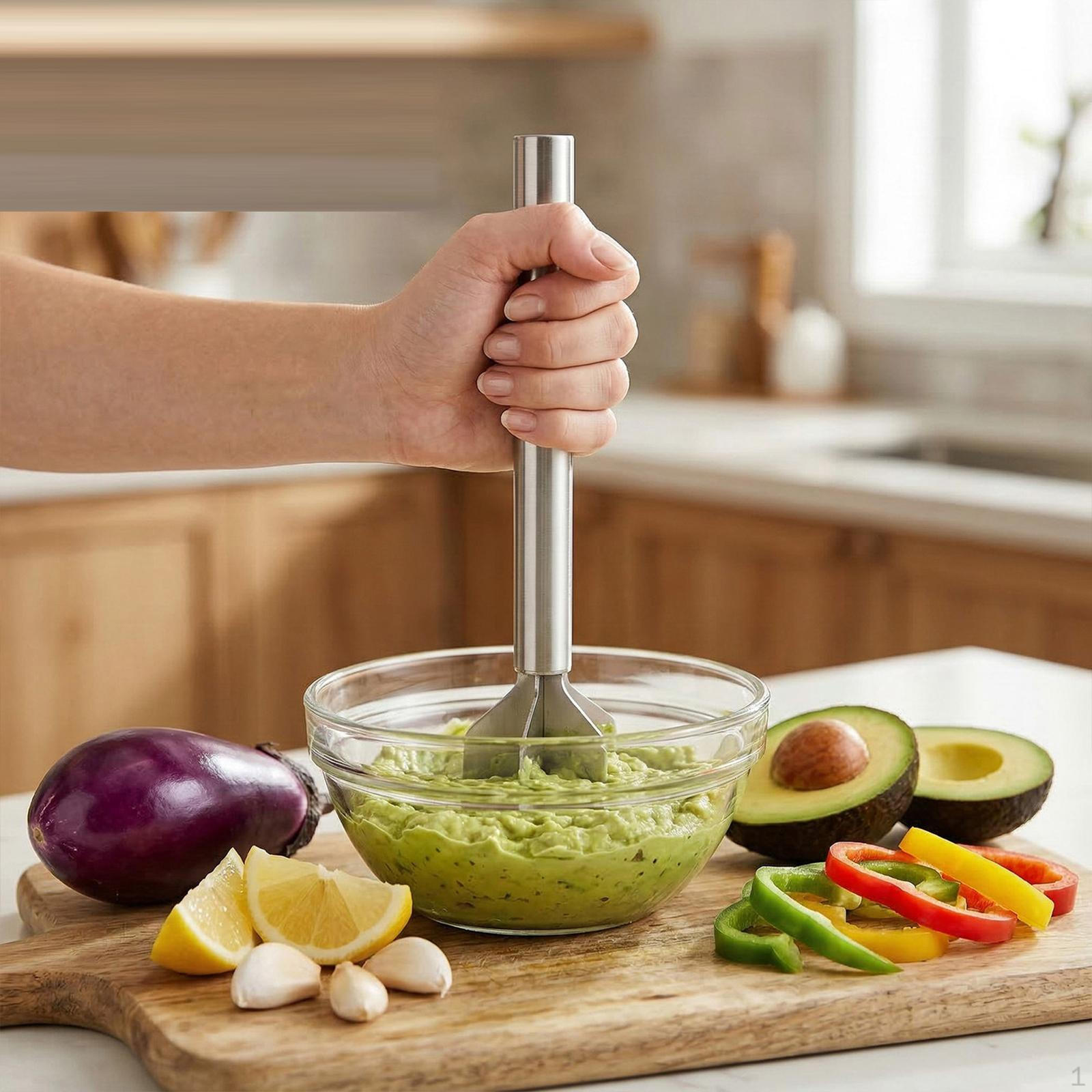 

Meat Chopper Ground Beef Tool Multipurpose Stainless Steel Potato Masher
